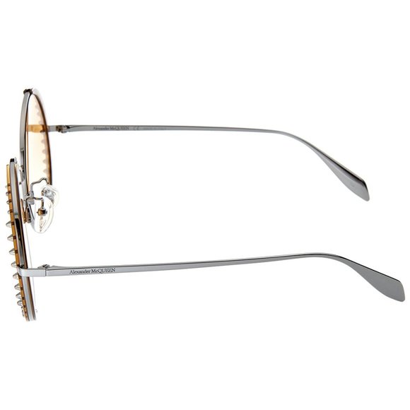 Alexander McQueen  Round frame Spike sunglasses